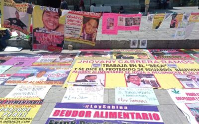 Exhiben tendedero de deudores alimentarios en la capital