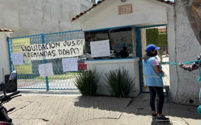 Exigen ex trabajadores de la DDHPO indemnización inmediata