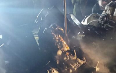 Muere calcinado chófer de tractocamión en Tehuantepec