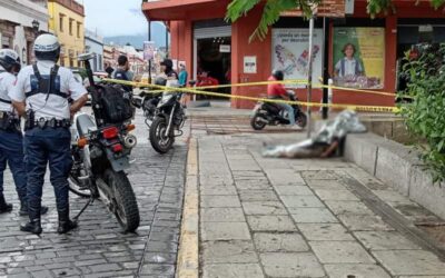 Muere persona en situación de calle en el centro de Oaxaca