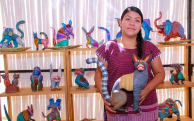 Música, danza y colorido se viven en la Expo Feria Artesanal de Alebrijes de San Antonio Arrazola 2023