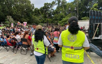 Protección Civil informa balance de acciones durante la Guelaguetza 2023