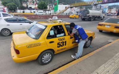 Realiza Semovi operativos para supervisar el servicio de taxis