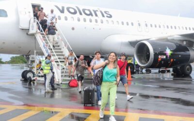 Récord de flujo de pasajeros en el Aeropuerto Internacional de Oaxaca por la Guelaguetza 2023