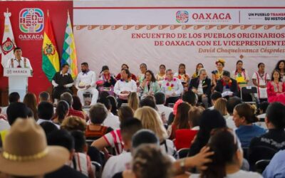 Refrendan pueblos de Bolivia y Oaxaca sus lazos de hermandad