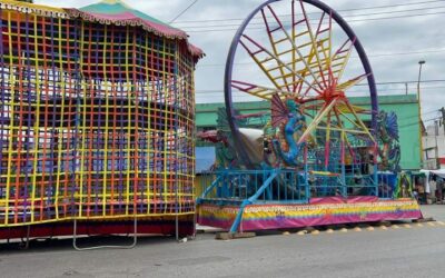 Se instalan de manera ilegal, un grupo de ferieros en el Jardín Morelos