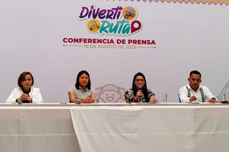 Anuncian la «Diverti Ruta», espacio de actividades lúdicas para la niñez oaxaqueña