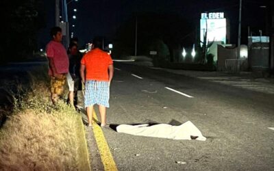 Arrollado muere un hombre en Tehuantepec