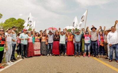 Contundente respaldo del equipo EMP a Claudia Sheinbaum en su visita al Istmo