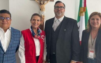 Cruz Roja Mexicana firma convenio con VENEMEX, asociación de migrantes en México