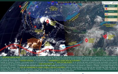 Dejará onda tropical número 24 lluvias aisladas para el estado de Oaxaca