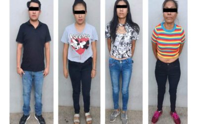 Detienen a 4 por robo a transeúntes en inmediaciones de la Central de Abasto