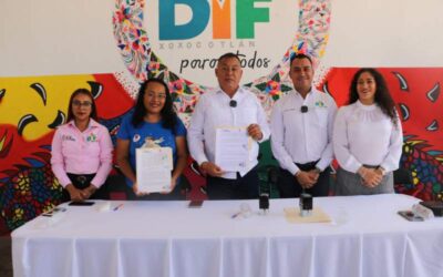 Firma Convenio H. Ayuntamiento de Santa Cruz Xoxocotlán por una lactancia responsable