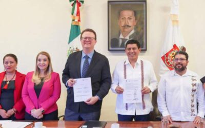 Fortalecen Gobierno de Oaxaca y TEPJF vínculos de cooperación que favorecen la profesionalización académica