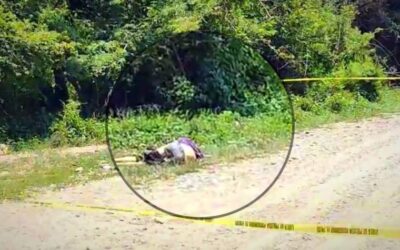 Hallan sin vida a un hombre en camino de terracería en Juchitán