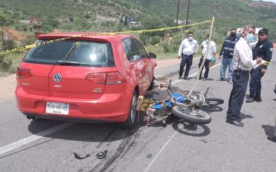 Muere motociclista tras ser arrollado por vehículo en El Tule