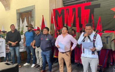 MULT emplaza al gobierno para darle respuesta a temas de asesinatos en la zona Triqui; piden renuncia de funcionarios
