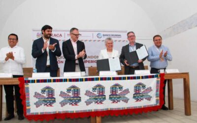 Pactan proyectos la SEP de Oaxaca y el Banco Mundial