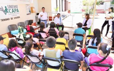 Promueve Soapa cuidado del medio ambiente con la niñez de Trinidad de Viguera