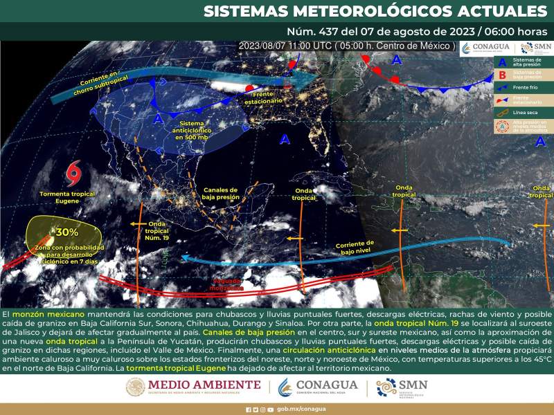 se-espera-reduccion-de-lluvias-para-todo-el-estado-durante-la-tarde-de-este-lunes