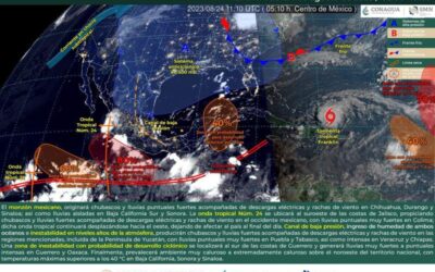 Se prevén lluvias de intensidad variable para la tarde de este jueves en el estado