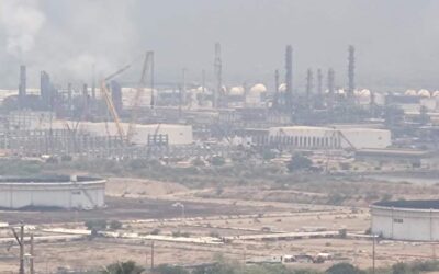 Se registra fuga de gas en refinería de Salina Cruz