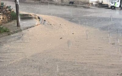 Fuerte lluvia se registra en la capital oaxaqueña