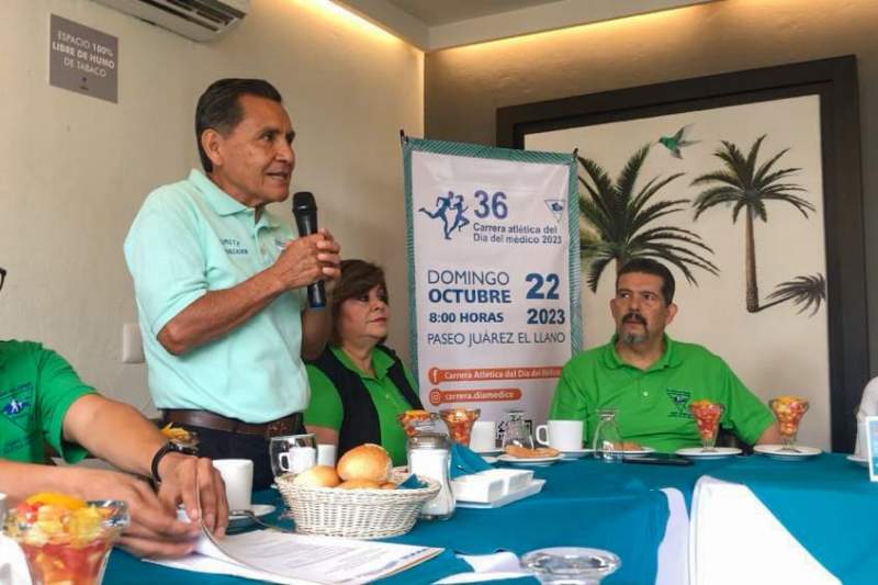 Anuncian carrera atlética por el Día del Médico 2023