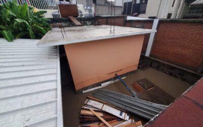 Auxilian a la población ante fuerte lluvia ocurrida en la Heroica Ciudad de Tlaxiaco