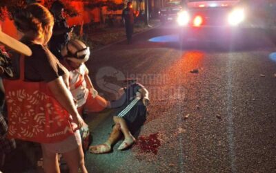 Chocan motocicletas en El Jordan, Tehuantepec; hay un lesionado