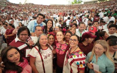 Claudia Sheinbaum suma apoyo de liderazgos oaxaqueños