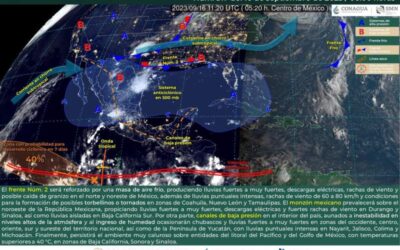 Continuarán las lluvias ligeras en la tarde de este sábado