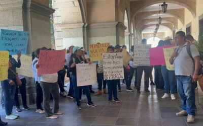 En escuela de Etla, piden cambio de docentes de la Sección 22