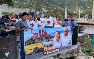 Equipo “N. Mota” celebra desde Oaxaca triunfo de Claudia Sheinbaum virtual candidata de Morena a la presidencia 2024