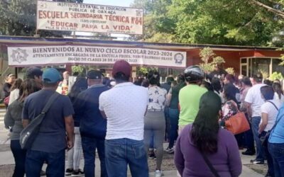 Estalla conflicto en Escuela Secundaria Técnica 84 de la Villa de Etla