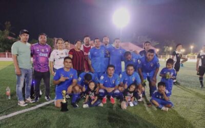 Gran final de fútbol en el deportivo Neza’guete la noche de este viernes