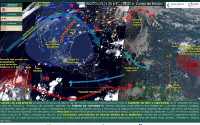 Lloviznas ligeras se pronostican para este sábado