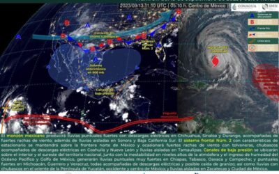 Lluvias fuertes y tormentas eléctricas se prevé para la tarde-noche de este miércoles