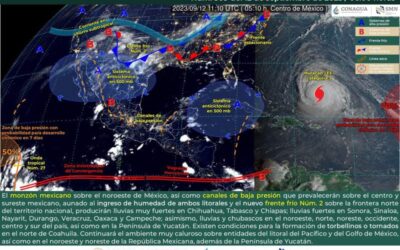 Lluvias ligeras y de variable intensidad se prevén hoy en la entidad