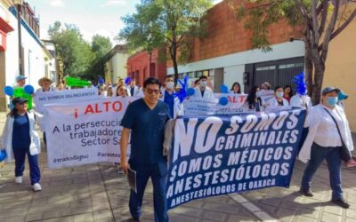Médicos de Oaxaca exigen frenar la criminalización por uso de fentanilo