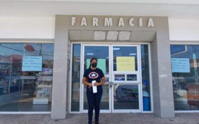 Por tercer día, se manifiestan en Farmacia del Ahorro de Juchitán