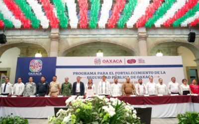 Presenta Gobierno del Estado programa para el Fortalecimiento de la Seguridad Pública de Oaxaca