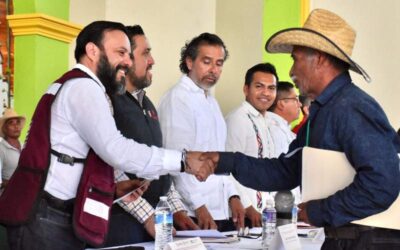 Primordial el fortalecimiento de ejidos y comunidades para la construcción de paz social en Oaxaca
