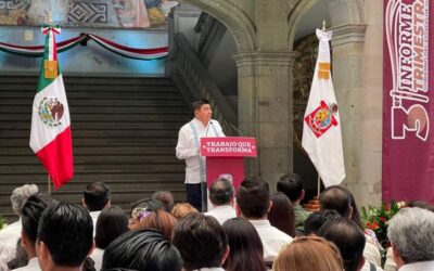 Salomón Jara rinde su 3er Informe Trimestral