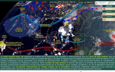 Se prevén lluvias aisladas durante la tarde de este miércoles