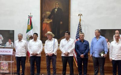 Se van abrir los caminos del comercio entre México y Estados Unidos con el proyecto interoceánico: Ken Salazar