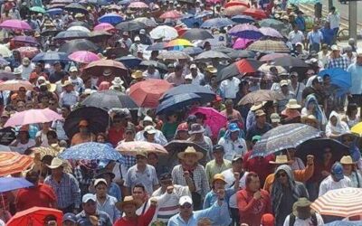 Sección 22 se traslada a la CDMX para su paro nacional