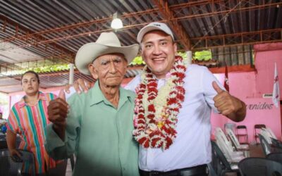 Caminar organizados propone Nino Morales a sus paisanos Istmeños