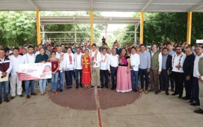 Con más de 33 mdp, Jara Cruz impulsa desarrollo de San Juan Guichicovi