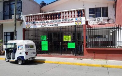 Continúa en paro de labores personal del Sistema de Agua Potable en Juchitán